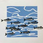 Screenprint of fish